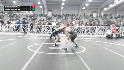 182 lbs Consi Of 16 #1 - Gabriel McNally, OH vs Daniel Passmore, GA