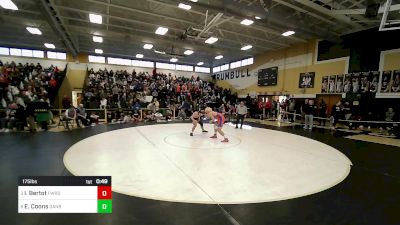 175 lbs Consolation - Ian Bertot, Fairfield Warde vs Eric Coons, Danbury