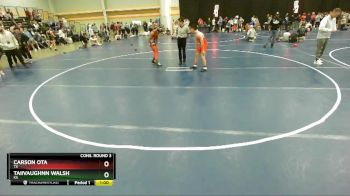 113 lbs Cons. Round 3 - Carson Ota, TX vs Taiivaughnn Walsh, KS