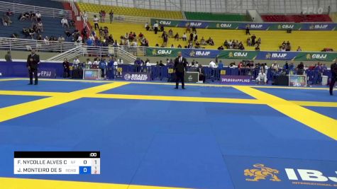 FLÁVIA NYCOLLE ALVES CAMELO vs JESSICA MONTEIRO DE SOUZA 2023 Brasileiro Jiu-Jitsu IBJJF