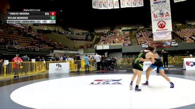 Open Men - 70 lbs Cons. Round 5 - Emilio Medina, Beat The Streets - Los Angeles vs Dylan Moreno