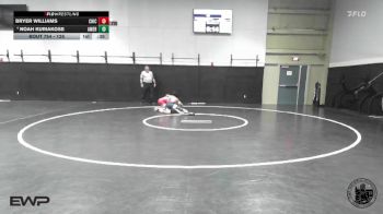 126 lbs Consolation 1st - Bryer Williams, Chico vs Noah Kuriakose, American