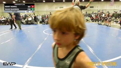 40 lbs Rr Rnd 1 - Henry Howell, Regulators 9U 1 vs Isaiah Saavedra, Storm 9U