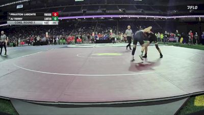 D4-106 lbs Cons. Round 3 - AJ Terry, Lawton vs Praxton Labonte, Powers North Central