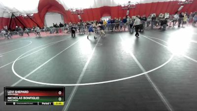 187 lbs Cons. Round 3 - Levi Shepard, Wisconsin vs Nicholas Bonfiglio, Wisconsin