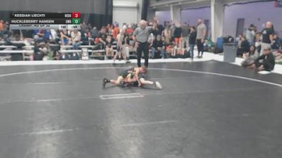 78 lbs Champ. Rd Of 32 - Kessiah Liechti, Nebraska Boyz vs Huckleberry Hansen, Ubasa Wrestling Academy