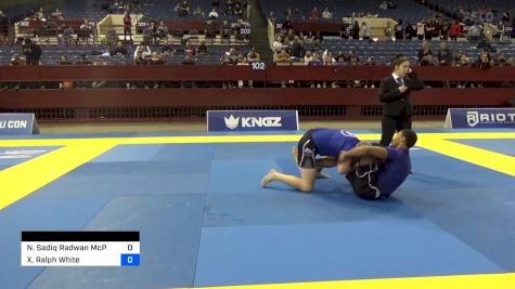 Nasif Sadiq Radwan McPhers vs Xander Ralph White 2024 Pan IBJJF Jiu-Jitsu No-Gi Championship