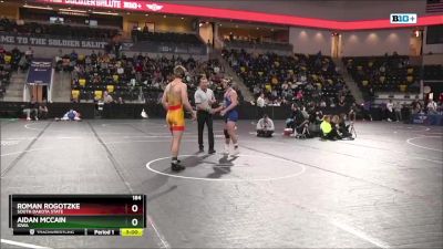 184 lbs Champ. Round 1 - Roman Rogotzke, South Dakota State vs Aidan McCain, Iowa