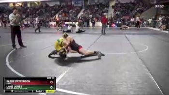 115 lbs Cons. Round 2 - Slade Patterson, Maize vs Lane Jones, Bobcat Wrestling Club