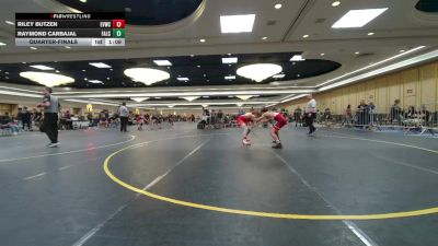 120 lbs Quarterfinal - Riley Butzen, Evwc vs Raymond Carbajal, Falcon WC
