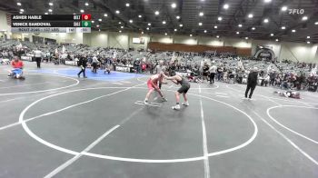 137 lbs 3rd Place - Asher Hable, Delta Wrestling Club vs Venice Sandoval, Salem Elite