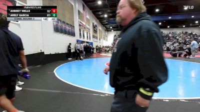 125 Girls Cons. Round 3 - Aubrey Wells, Calipatria vs Arely Garcia, Holtville