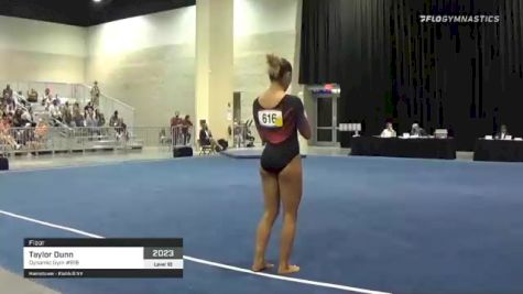 Taylor Dunn - Floor, Dynamic Gym #616 - 2021 USA Gymnastics Development Program National Championships