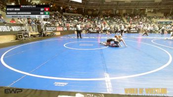 75 lbs Consi Of 16 #2 - Ryett Rinn, Tulsa Blue T Panthers vs Madden Anderssen, Bentonville Wrestling Club
