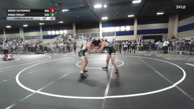 157 lbs Consi Of 64 #2 - Diego Gutierrez, Mira Mesa HS vs Kenai Finley, Scrap Yard Garage