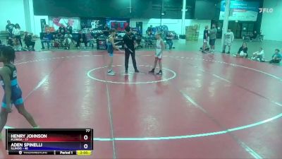 77 lbs 2nd Place Match (8 Team) - Henry Johnson, Florida vs Aden Spinelli, Illinois