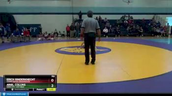 152 lbs Champ. Round 1 - Erich Rinderknecht, Cedar Rapids Washington vs Ariel Collins, Iowa City, City High