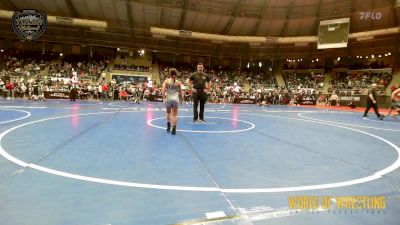 76 lbs Quarterfinal - Elise Stockton, Cashion Wrestling vs Line Nau Rarick, Westlake
