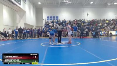 157 lbs Semifinal - Grayson Baxter, Center Hill vs Peter Russo, St. Patrick`s High School