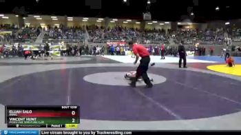 74 lbs Cons. Round 2 - Vincent Hunt, Moses Lake Wrestling Club vs Elijah Salo, NWWC