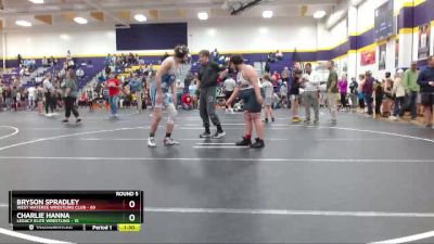 Round 5 - Bryson Spradley, West Wateree Wrestling Club vs Charlie Hanna, Legacy Elite Wrestling