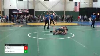 120 lbs Consolation - Dillen Hook, Larned vs Matthew Parker, MWC Wrestling Academy