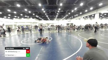 62 lbs Consolation - Mason Whittenburg, Ceres Pups WC vs Bentley Newman, Illinois Valley YW