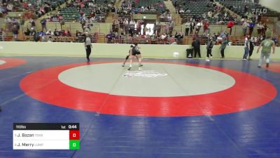 110 lbs Consi Of 4 - Joseph Bazan, Teknique Wrestling vs Jacob Merry, Lumpkin County Wresting