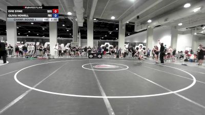 Champ. Round 1 - Evie Stine, Team Nazar Training Center vs Olivia Howell, Peninsula Wrestling Club