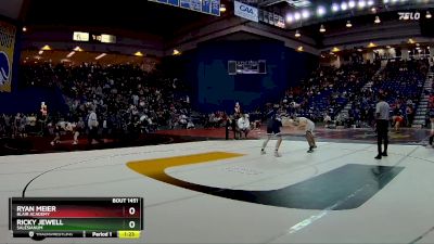 150 lbs Champ. Round 3 - Ricky Jewell, Salesianum vs Ryan Meier, Blair Academy