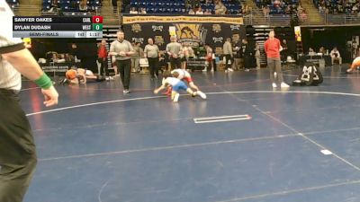 80 lbs Semifinal - Sawyer Oakes, Carlisle vs Dylan Dudash, West Middlesex