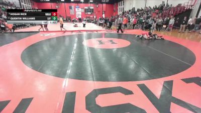 113 lbs Champ. Round 2 - Quentin Williams, Wilmette (LOYOLA) vs Hogan Rice, Woodstock (MARIAN)