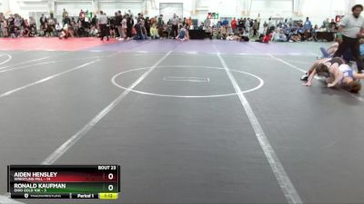 88 lbs Round 5 (10 Team) - Aiden Hensley, Wrestling Mill vs Ronald Kaufman, Ohio Gold 10K