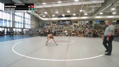 102 lbs Semis & 1st Wrestleback (8 Team) - Ryder Hintz, Wyoming Gold vs Hayden Nozie, Mat Demons