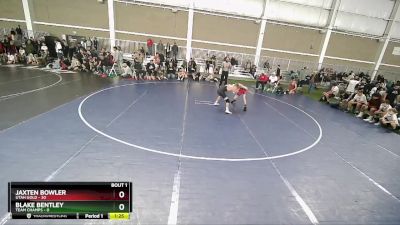 106 lbs Champ Round 1 (16 Team) - Jaxten Bowler, Utah Gold vs Blake Bentley, Team Champs