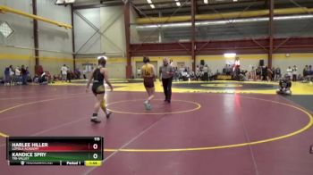 115 lbs Quarterfinal - Kandice Spry, Tri-Valley vs Harlee Hiller, Loyola Academy