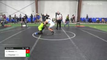 160 lbs Semifinal - Carmen Marano, Frost Gang vs Jordan Chapman, Cranford