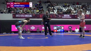 65 kg Round 3 - Macey Kilty, USA vs Miki Rowbottom, CAN