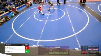 83 lbs Rr Rnd 1 - Callen Anthony, Lions Wrestling Academy vs Rambo Loya, Standfast