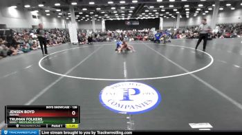 126 lbs Champ. Round 2 - Jensen Boyd, Indiana vs Truman Folkers, Sebolt Wrestling Academy