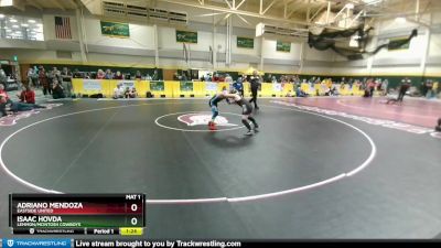 90 lbs Quarterfinal - Adriano Mendoza, Eastside United vs Isaac Hovda, Lemmon/McIntosh Cowboys