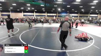 102 lbs Round Of 32 - Kawika Freeman, Chain Wr Acd vs Joseph Moreno, Hawkeye WC