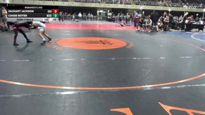 66 lbs Semifinal - Zachary Jackson, Sicklerville vs Chase Boyer, McKeesport