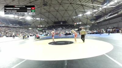 Boys 1A 120 lbs Champ. Round 1 - Boston Carter, Castle Rock vs Bryce Davis, Colville