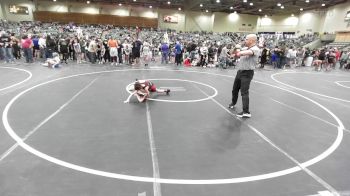 62 lbs Semifinal - William Villa Jr, Gladiator Wrestling vs Bentley Newman, Illinois Valley YW