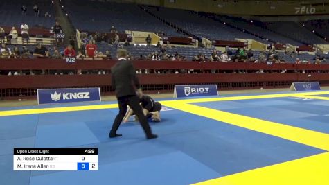 Arianna Rose Culotta vs Miranda Irene Allen 2024 Pan IBJJF Jiu-Jitsu No-Gi Championship