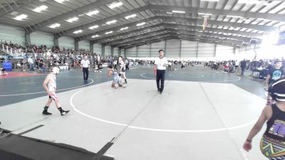 46 lbs Consi Of 4 - Taylor Ortivez, Ranch Hand Wrestling vs Mason Cantu, Wlv Jr Wrestling