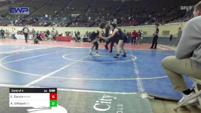 140 lbs Consi Of 4 - Emery Garcia, Norman JH vs Addison DiNapoli, Sand Springs HS