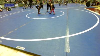 40-46 lbs Rr Rnd 3 - Charlotte Koenig, Panther Youth Wrestling-CPR vs Surraya Sumler, Mighty Bluebirds Wrestling