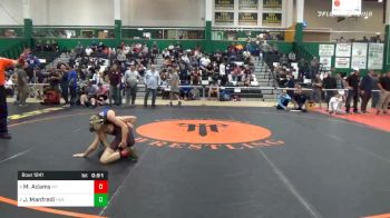 99 lbs Consolation - Michael Adams, MSGR Farrell vs Joseph Manfredi, Herricks